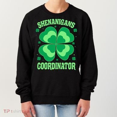 Shenanigan Coordinator Shamrock Clover Women's Sweatshirt