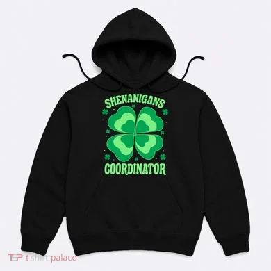 Shenanigan Coordinator Shamrock Clover Hoodie