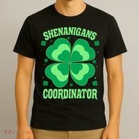 Shenanigan Coordinator Shamrock Clover T-Shirt thumb 3
