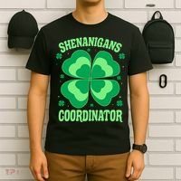 Shenanigan Coordinator Shamrock Clover T-Shirt thumb 6