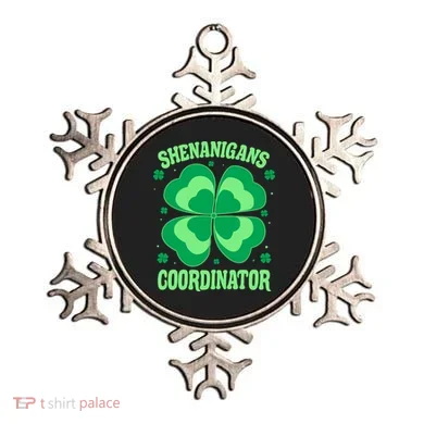 Shenanigan Coordinator Shamrock Clover Ornament