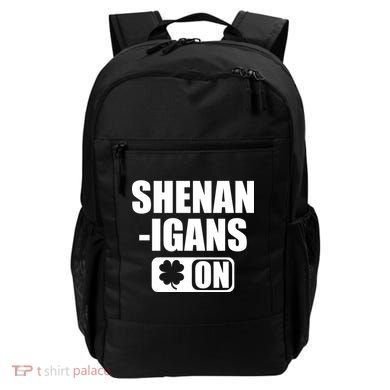 Shenanigans On Drink Mode St. Patrick's Day Clover Backpack
