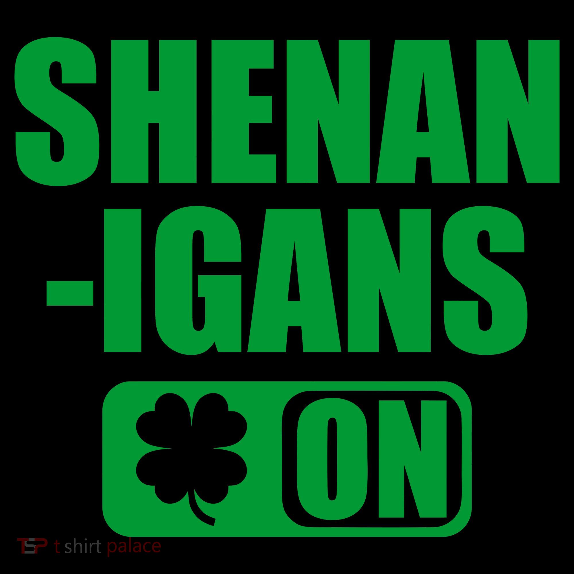 Shenanigans On Drink Mode St. Patrick's Day Clover Coffee Mug