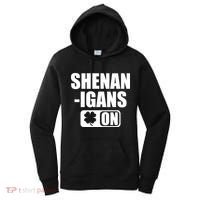 Shenanigans On Drink Mode St. Patrick's Day Clover Women's Hoodie thumb 0