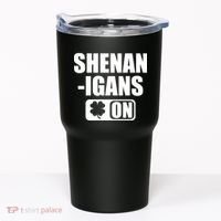 Shenanigans On Drink Mode St. Patrick's Day Clover Tumbler thumb 0