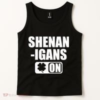 Shenanigans On Drink Mode St. Patrick's Day Clover Tank Top thumb 2