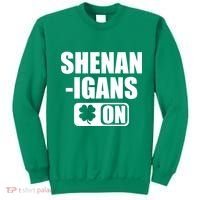 Shenanigans On Drink Mode St. Patrick's Day Clover Sweatshirt thumb 0