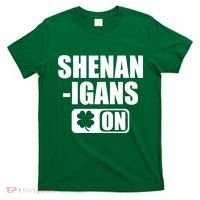 Shenanigans On Drink Mode St. Patrick's Day Clover T-Shirt thumb 0