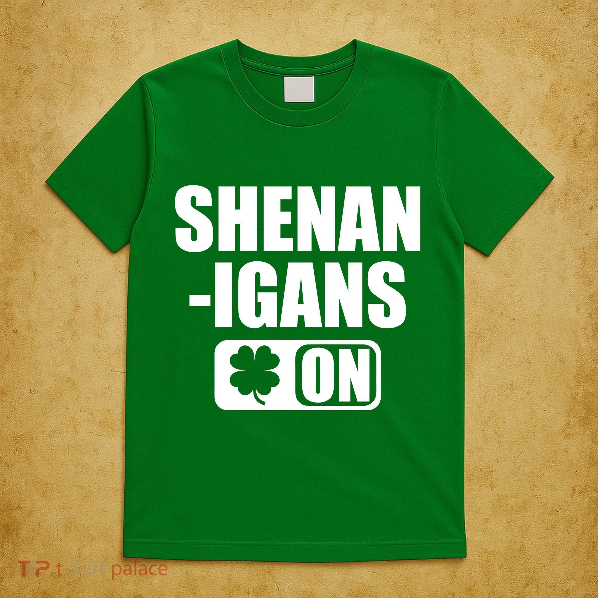 Shenanigans On Drink Mode St. Patrick's Day Clover T-Shirt