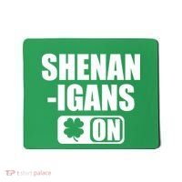 Shenanigans On Drink Mode St. Patrick's Day Clover Mousepad thumb 0