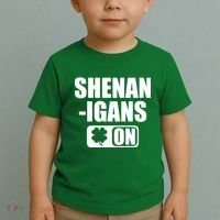 Shenanigans On Drink Mode St. Patrick's Day Clover Toddler T-Shirt thumb 2