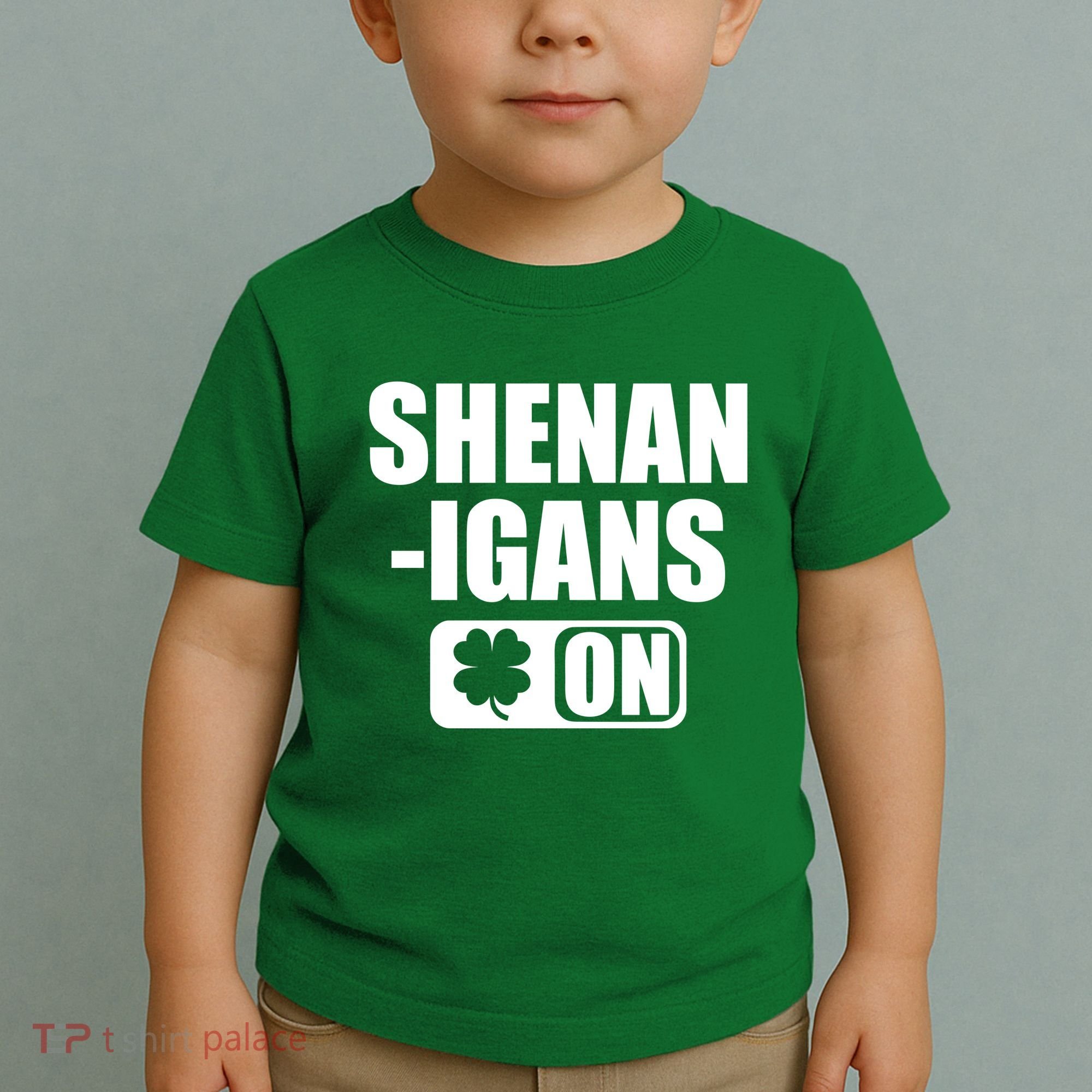 Shenanigans On Drink Mode St. Patrick's Day Clover Toddler T-Shirt