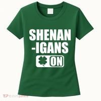 Shenanigans On Drink Mode St. Patrick's Day Clover Women's T-Shirt thumb 0
