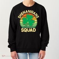 Shenanigans Squad Shamrock St Patricks Day Women's Sweatshirt thumb 0