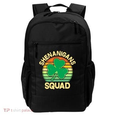 Shenanigans Squad Shamrock St Patricks Day Backpack