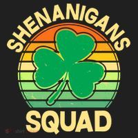 Shenanigans Squad Shamrock St Patricks Day Beanie thumb 2