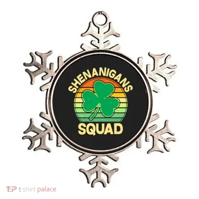 Shenanigans Squad Shamrock St Patricks Day Ornament