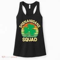 Shenanigans Squad Shamrock St Patricks Day Women's Tank Top thumb 0