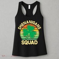 Shenanigans Squad Shamrock St Patricks Day Women's Tank Top thumb 3