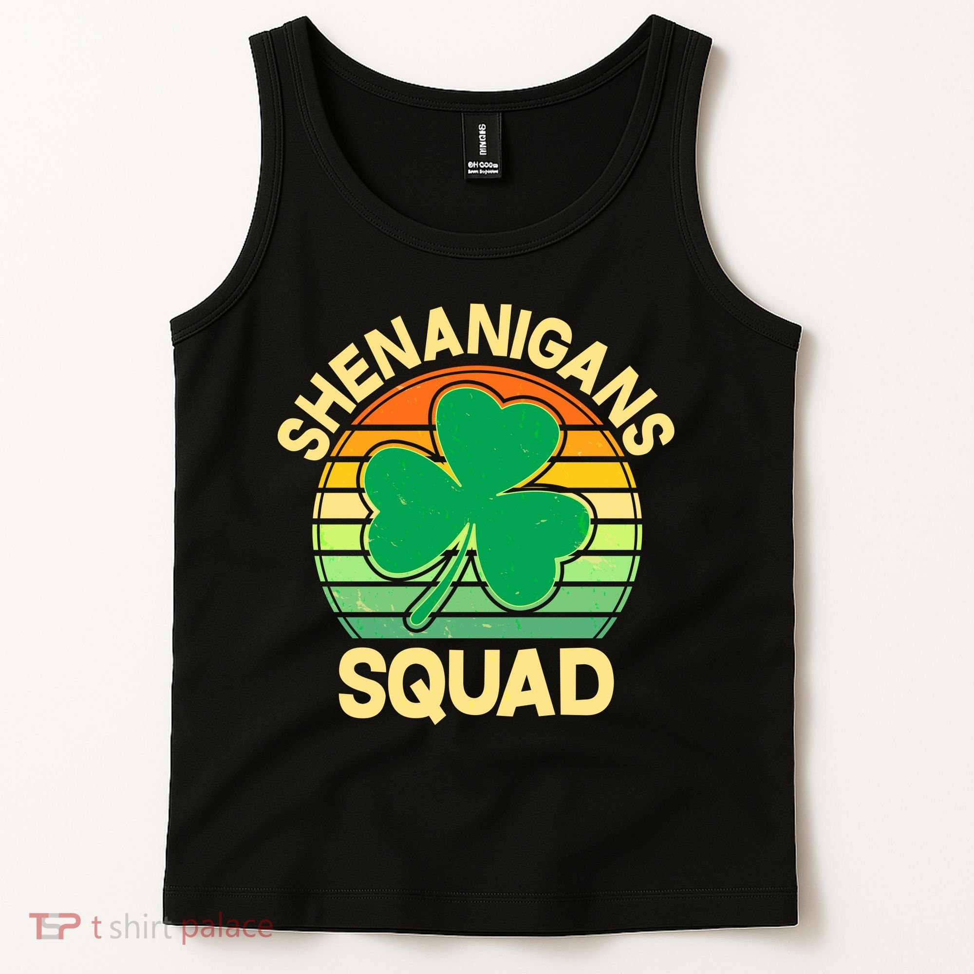 Shenanigans Squad Shamrock St Patricks Day Tank Top