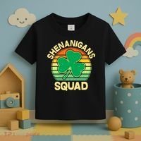 Shenanigans Squad Shamrock St Patricks Day Toddler T-Shirt thumb 3