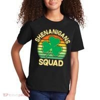 Shenanigans Squad Shamrock St Patricks Day Kids T-Shirt thumb 2