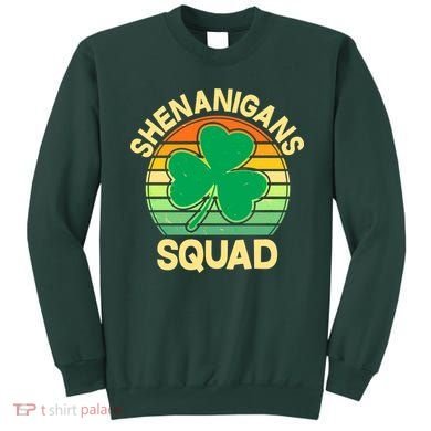 Shenanigans Squad Shamrock St Patricks Day Sweatshirt