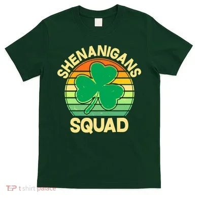 Shenanigans Squad Shamrock St Patricks Day T-Shirt