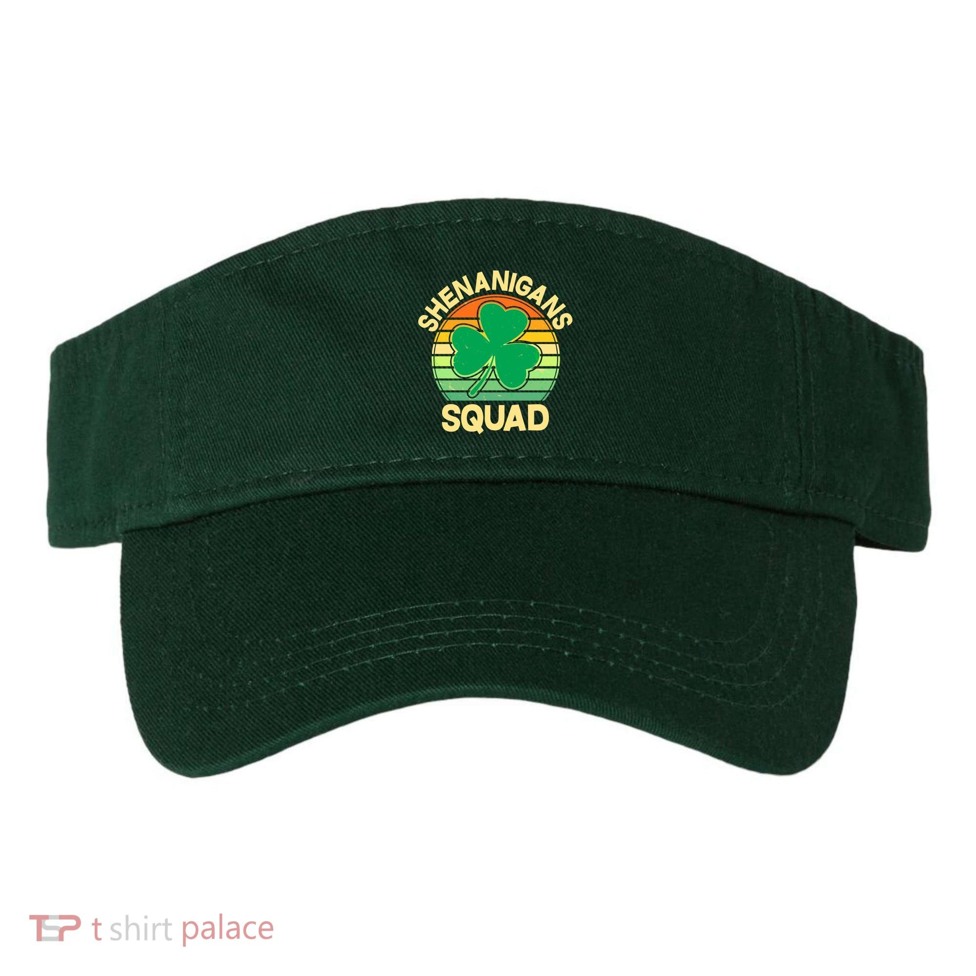 Shenanigans Squad Shamrock St Patricks Day Visor
