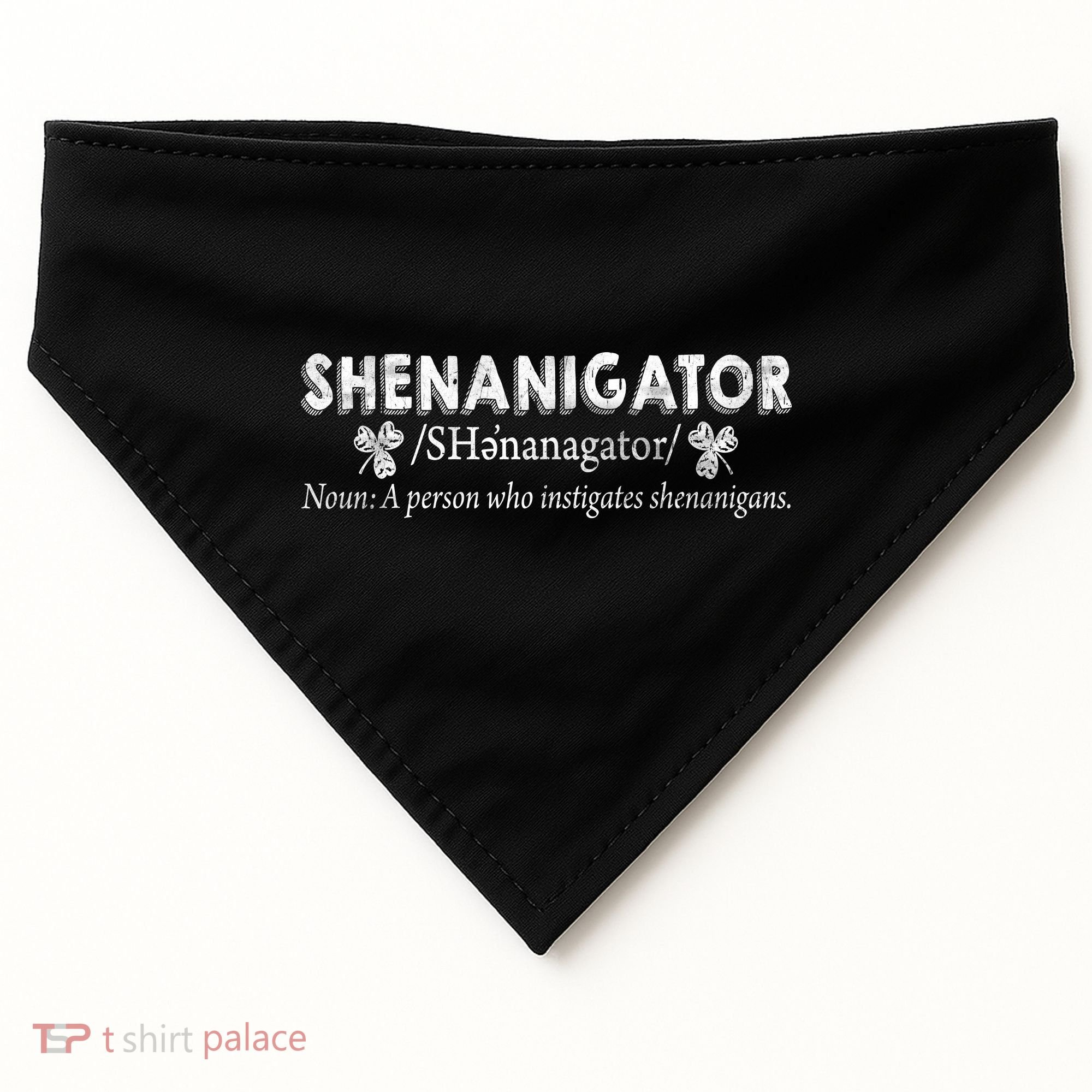Shenanigator A Person Who Instigates Shenanigans USA-Made Doggie Bandana