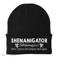 Shenanigator A Person Who Instigates Shenanigans Beanie thumb 0