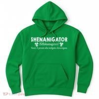 Shenanigator A Person Who Instigates Shenanigans Hoodie thumb 0