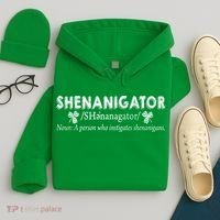 Shenanigator A Person Who Instigates Shenanigans Hoodie thumb 4