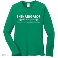 Shenanigator A Person Who Instigates Shenanigans Women's Long Sleeve Shirt thumb 0