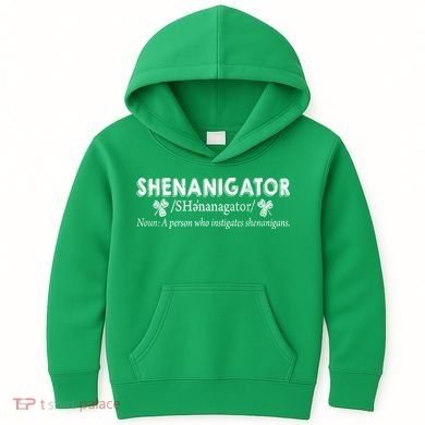 Shenanigator A Person Who Instigates Shenanigans Kids Hoodie