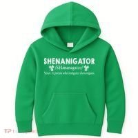 Shenanigator A Person Who Instigates Shenanigans Kids Hoodie thumb 0