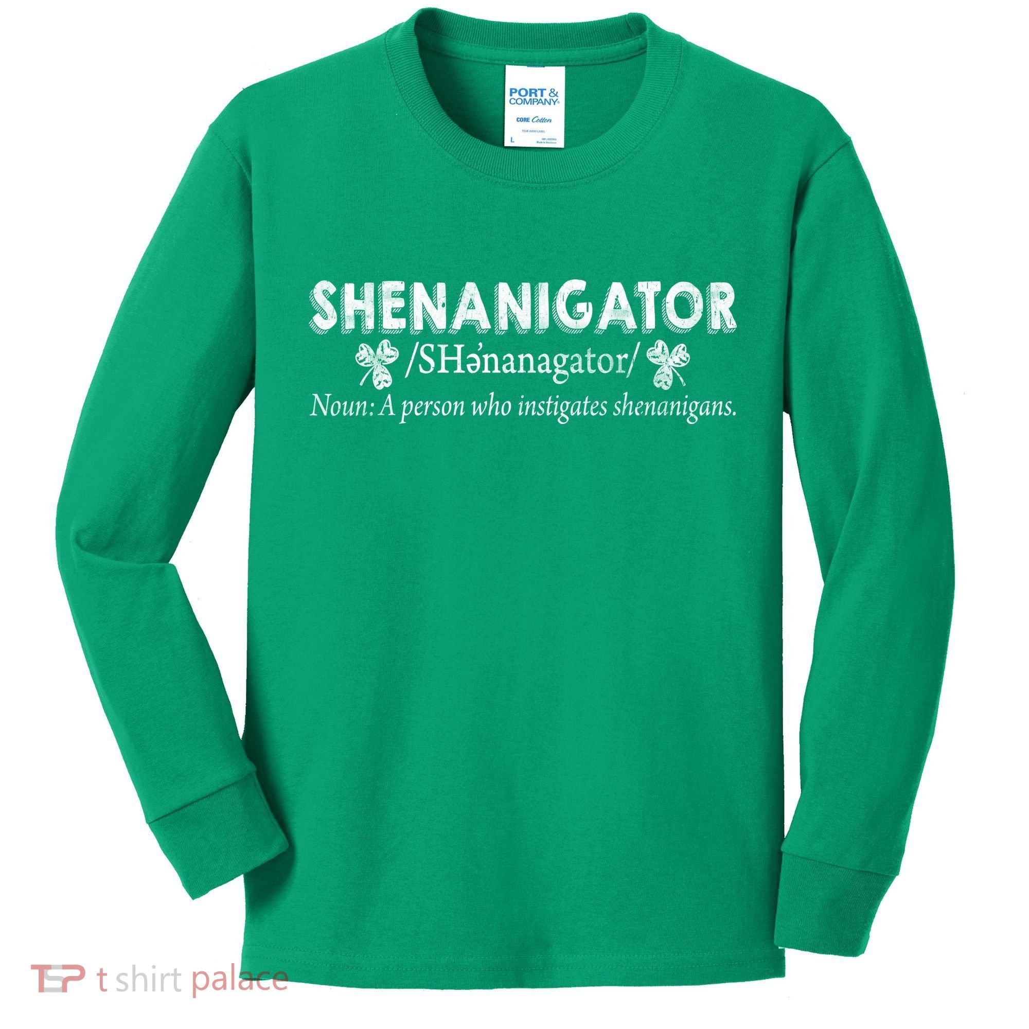 Shenanigator A Person Who Instigates Shenanigans Kids Long Sleeve Shirt
