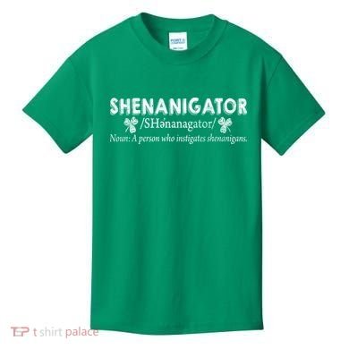 Shenanigator A Person Who Instigates Shenanigans Kids T-Shirt