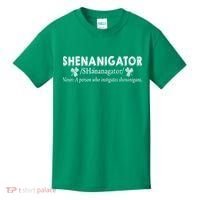 Shenanigator A Person Who Instigates Shenanigans Kids T-Shirt thumb 0