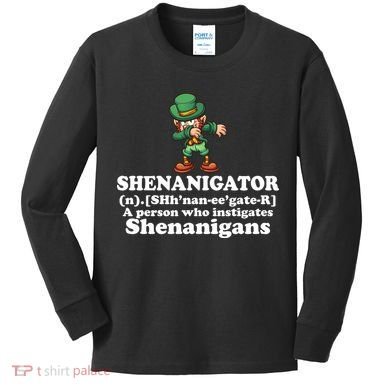 Shenanigator Definition Kids Long Sleeve Shirt
