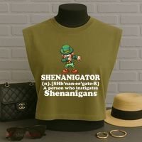 Shenanigator Definition Garment-Dyed Women's Muscle Tee thumb 3