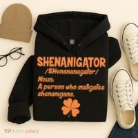 Shenanigator Definition Person Instigates Shenanigans  Hoodie thumb 4
