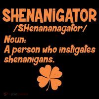 Shenanigator Definition Person Instigates Shenanigans  Sweatshirt thumb 3