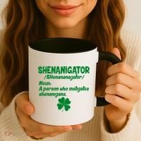 Shenanigator Definition Person Instigates Shenanigans  Coffee Mug thumb 3