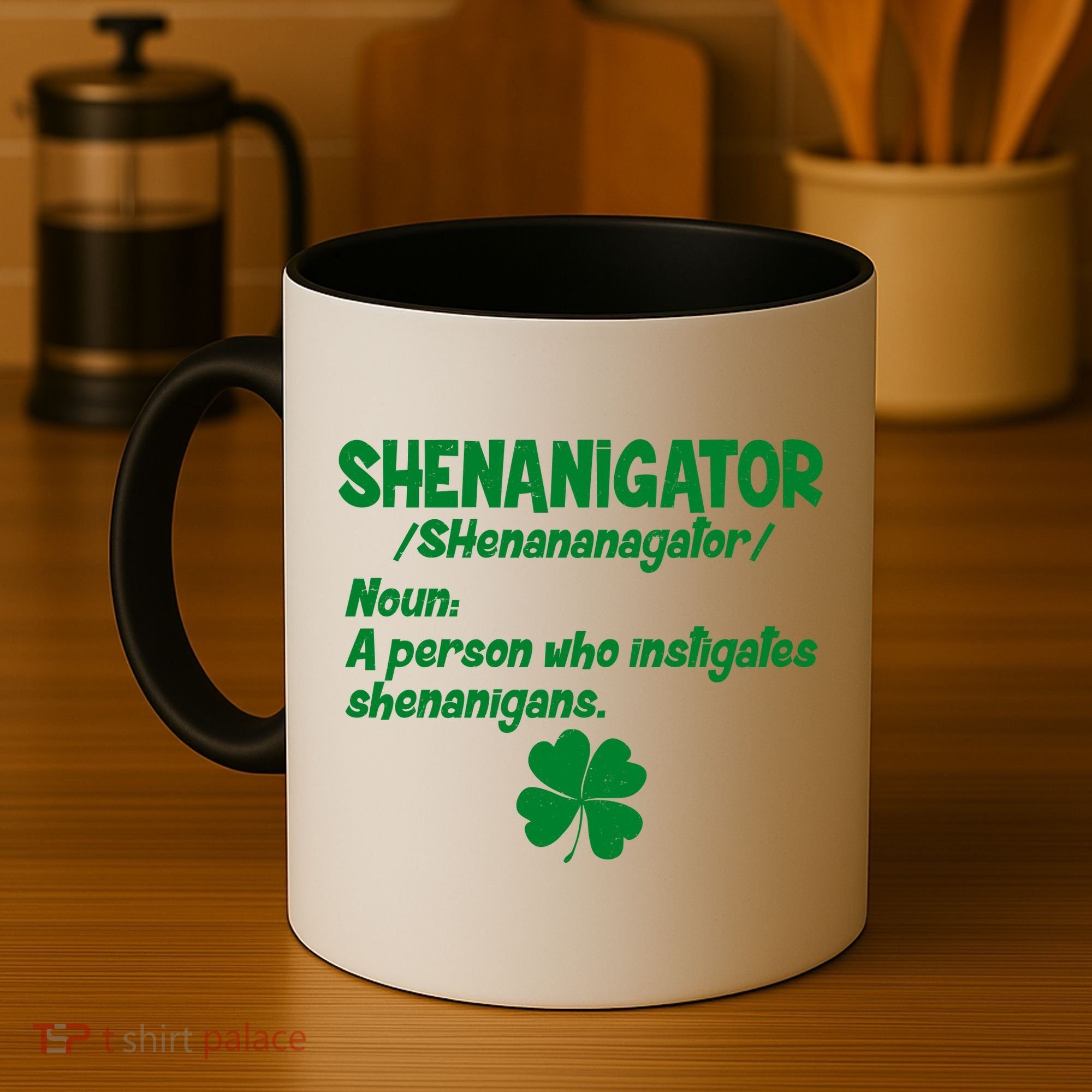 Shenanigator Definition Person Instigates Shenanigans  Coffee Mug