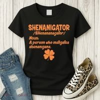 Shenanigator Definition Person Instigates Shenanigans  Women's T-Shirt thumb 3