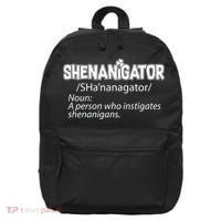 Shenanigator Funny St. Patrick's Day 16 in Basic Backpack thumb 0