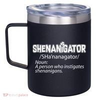 Shenanigator Funny St. Patrick's Day 12oz Stainless Steel Coffee Mug thumb 2
