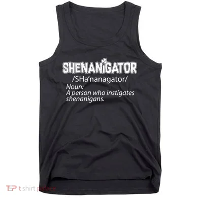 Shenanigator Funny St. Patrick's Day Tank Top