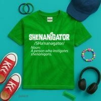 Shenanigator Funny St. Patrick's Day Kids Tie-Dye T-Shirt thumb 2